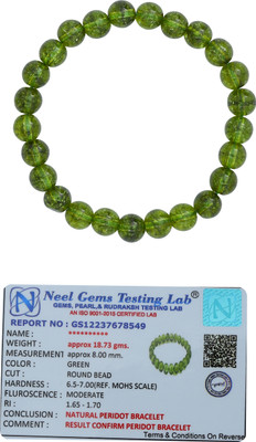 TREEMAISON Peridot Crystal Bracelet