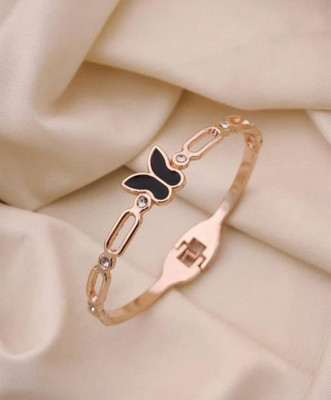 LaChoiceIt Brass Diamond Gold-plated Bracelet