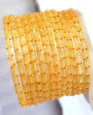 KRTI Glass Bangle Set(Pack of 12)