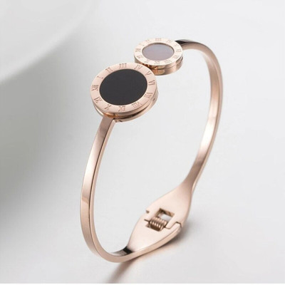 TREND MILL Brass, Alloy Zircon Gold-plated Bangle Set