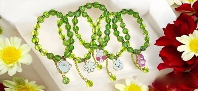 SourceTech Glass Crystal Bracelet(Pack of 5)