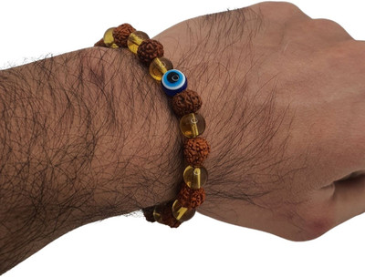 Nirvana Mukhi Stone, Rudraksha Charm Bracelet