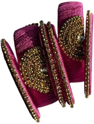 gurishenterprises Brass, Plastic Bangle Set(Pack of 6)