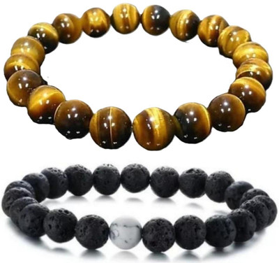 HouseOfCommon Metal, Crystal, Alloy Bracelet(Pack of 2)