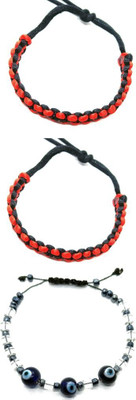 KINGSTYLEIMPEX Plastic Charm Bracelet(Pack of 3)