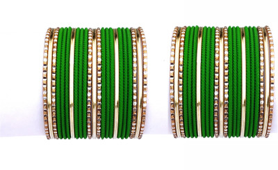 SRKBS Metal Bangle Set(Pack of 10)