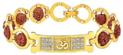 nagaana Metal, Rudraksha Gold-plated Kada