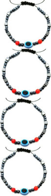 KINGSTYLEIMPEX Metal Charm Bracelet(Pack of 4)
