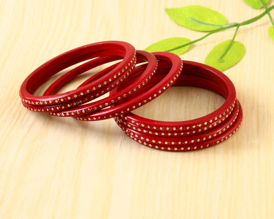 DUAA FASHIONS Lac Bangle Set(Pack of 8)