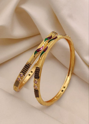AGASTYA CREATIONS Alloy Bangle Set(Pack of 2)