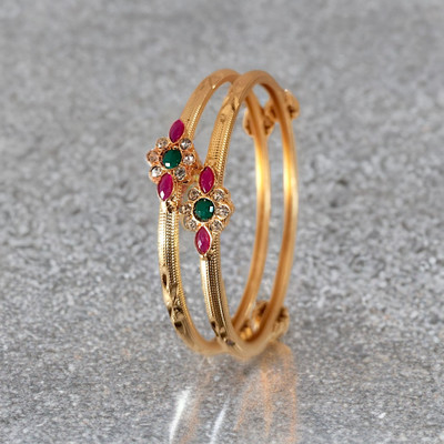 HD PITHADIYA Alloy Gold-plated Armlet(Pack of 2)