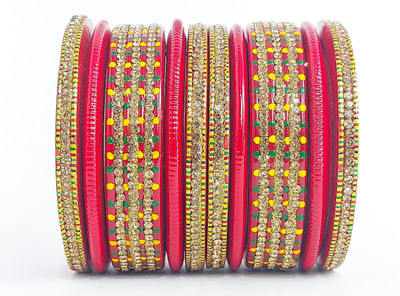 lahticollection Lac Bangle Set(Pack of 10)