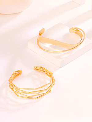 Qiroko Alloy Bracelet Set(Pack of 2)