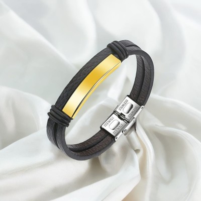 Jewelgenics Leather Bracelet