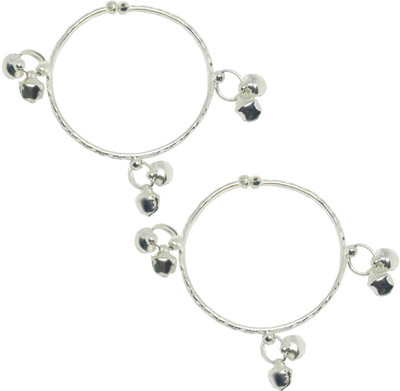 salvusappsolutions Alloy Silver Kada(Pack of 2)