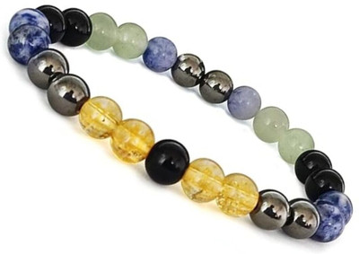 DVISHA Crystal, Citrine Tourmaline, Beads Charm Bracelet