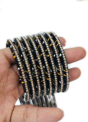 wear your shine with sk Plastic Bangle Set(Pack of 8)