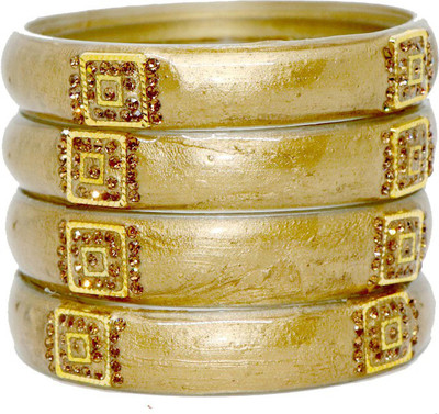 RADHA MOHAN EMPIRE Glass Bangle Set(Pack of 4)