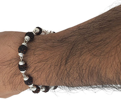 Radhika Collection Brass, Alloy Beads Silver Bracelet
