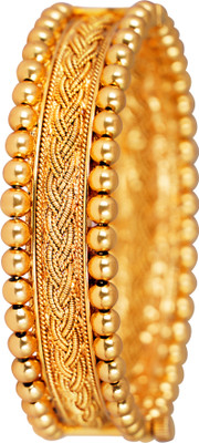 JFL - Jewellery for Less Copper Gold-plated Kada