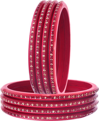 DUAA FASHIONS Lac Bangle Set(Pack of 8)