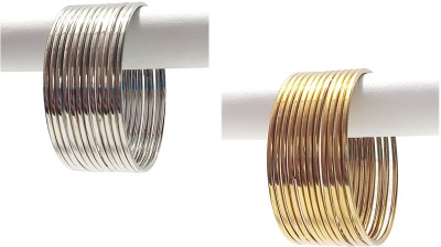 YUVI ENTERPRISES Metal Bangle Set(Pack of 10)