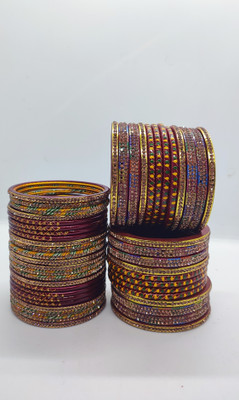 LUCKY SUHAG CHURA Lac Bangle Set(Pack of 2)