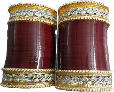 simran Plastic Gold-plated Bangle Set(Pack of 2)