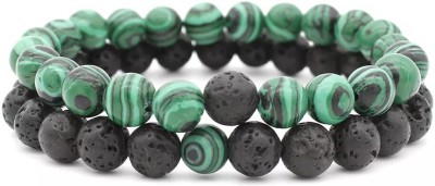 Jewelswonder Stone Beads, Malachite Bracelet