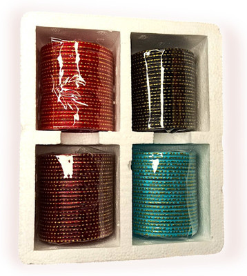 RP BADLAS Glass Bangle(Pack of 4)