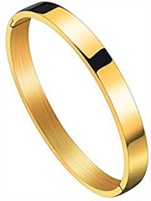 NIMZ Brass, Alloy, Stainless Steel, Steel Cubic Zirconia Gold-plated, Black Silver, Platinum, Silver Kada