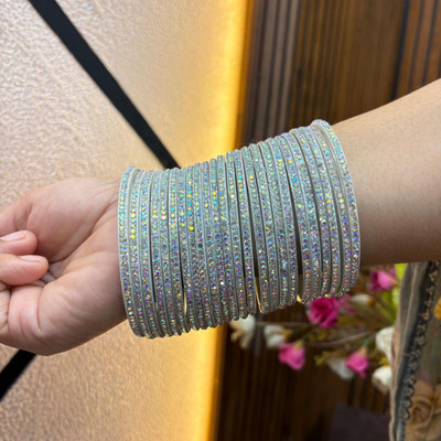 Kaab Glass Bangle Set(Pack of 24)