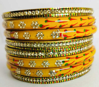 Ladiesstop Lac Bangle Set(Pack of 8)