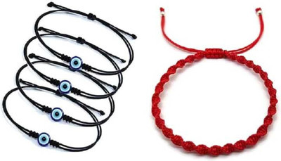 SABRAKAR Fabric Bangle Set(Pack of 5)
