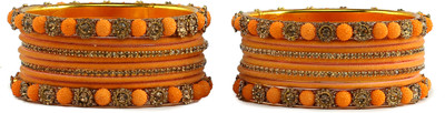 ZINEKA Metal Zircon Gold-plated Bangle Set(Pack of 20)