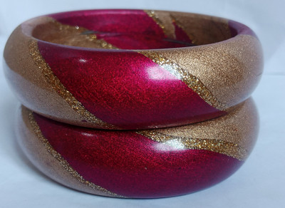 Lahti wala lac Lac Bangle(Pack of 2)