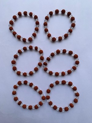 Rudraksham Crystal, Rudraksha Bracelet(Pack of 6)