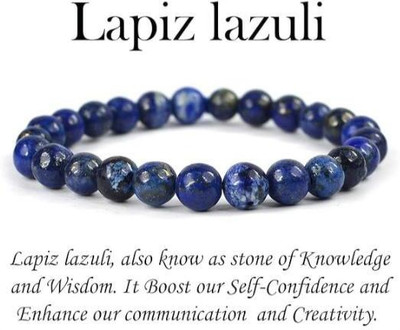 PR Creations Crystal Lapis Lazuli Bracelet