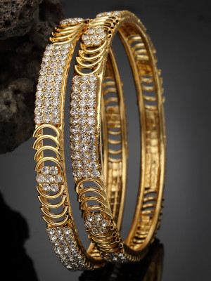 Sukkhi Alloy Gold-plated Bangle Set(Pack of 2)