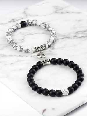 VIANSH Stone, Alloy Charm Bracelet(Pack of 2)