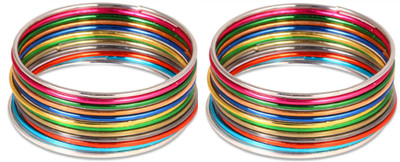 hand kkrafts Metal Bangle Set(Pack of 24)