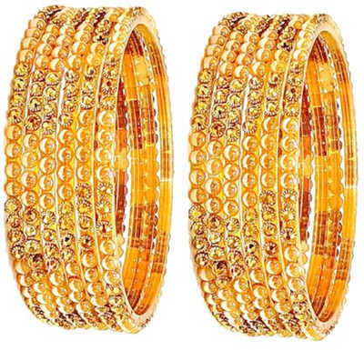 LYBASHINE Glass Gold-plated Bangle Set
