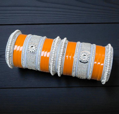 Mehpriye Alloy Beads Silver Chudas(Pack of 22)