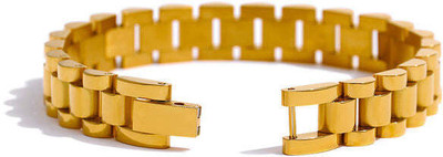 Diving Swan Stainless Steel Gold-plated Cuff