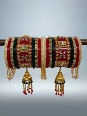 AYSHA CREATION Metal Bangle Set