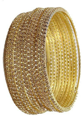 ishika Metal Beads Bangle Set(Pack of 10)