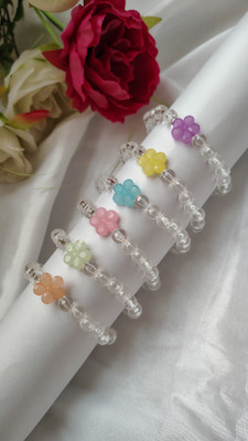 The SAARU Store Crystal Bracelet Set(Pack of 6)