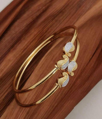 SHIVAY FASHION HUB Alloy Gold-plated Bangle Set