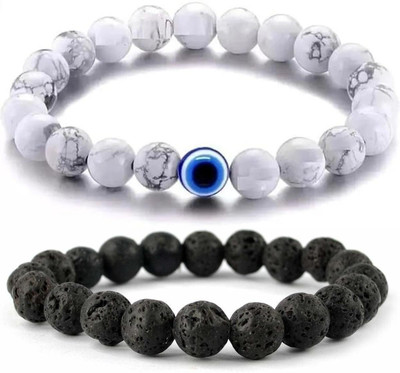 IKONKARR Stone, Evil Eye Bracelet(Pack of 2)