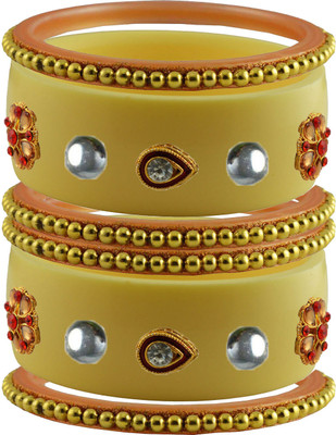 maya fashion Brass Bangle(Pack of 6)
